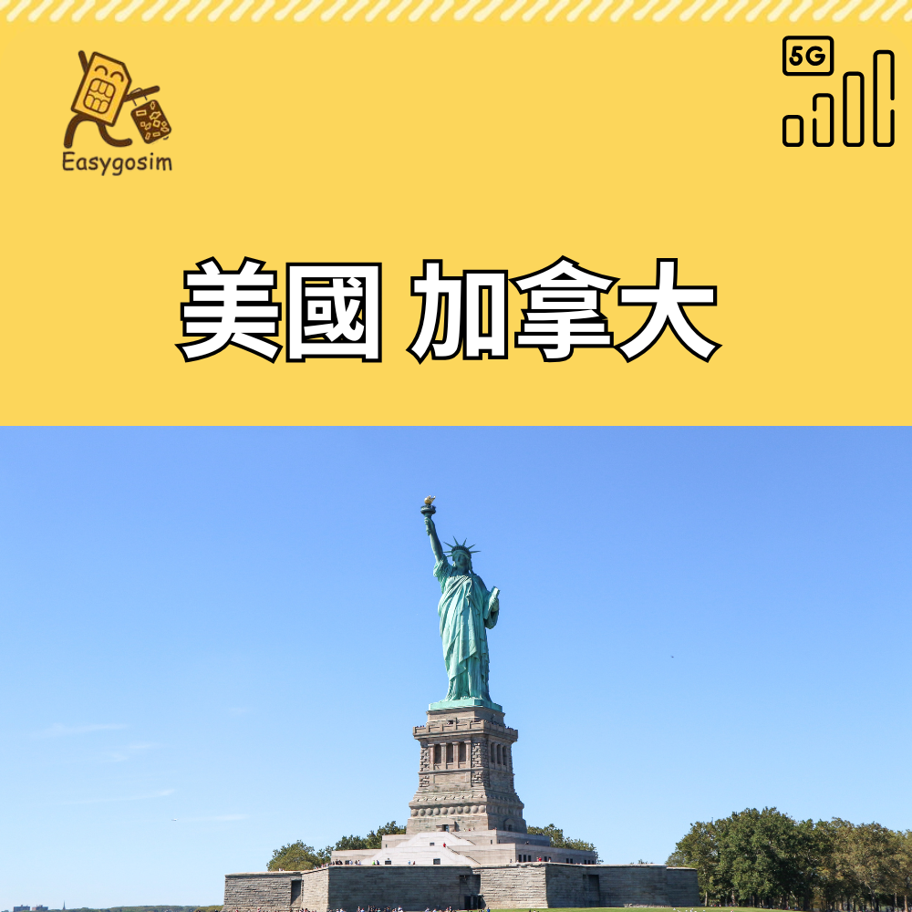EASYGOSIM 美國 加拿大 電話卡 上網卡